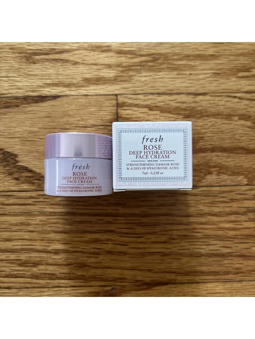 FRESH ROSE DEEP HYDRATION Face Cream Moisturizer Travel Size 0.23 oz / 7ml NIB